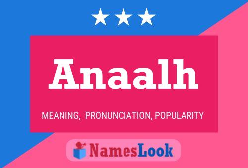 Anaalh Name Poster