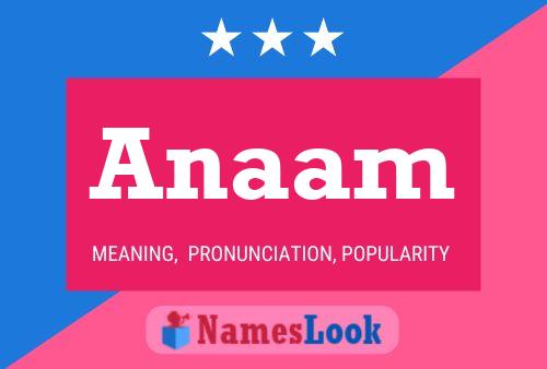 Anaam Name Poster