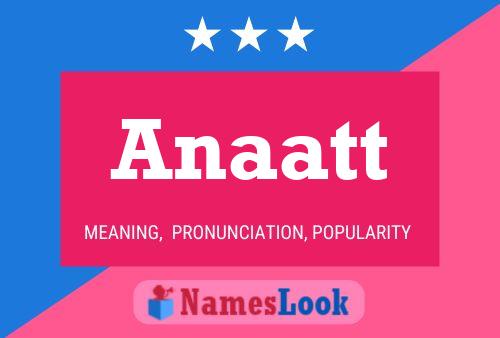 Anaatt Name Poster