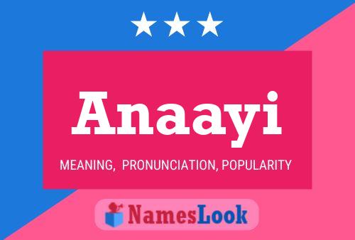 Anaayi Name Poster