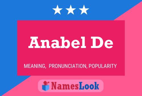 Anabel De Name Poster