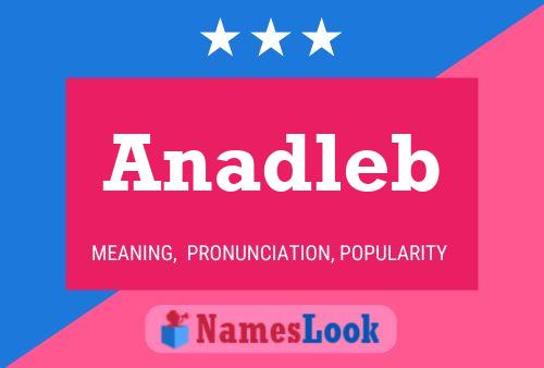 Anadleb Name Poster