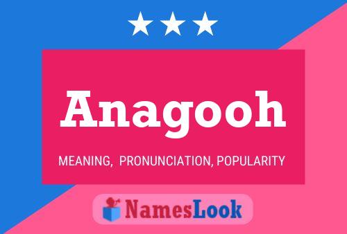 Anagooh Name Poster