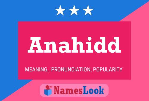 Anahidd Name Poster