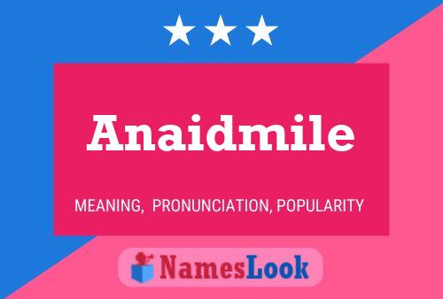 Anaidmile Name Poster