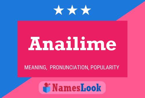 Anailime Name Poster