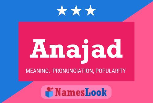 Anajad Name Poster