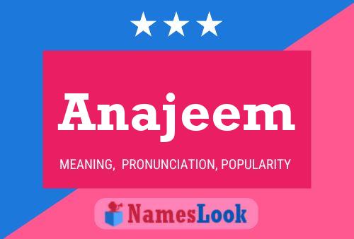 Anajeem Name Poster