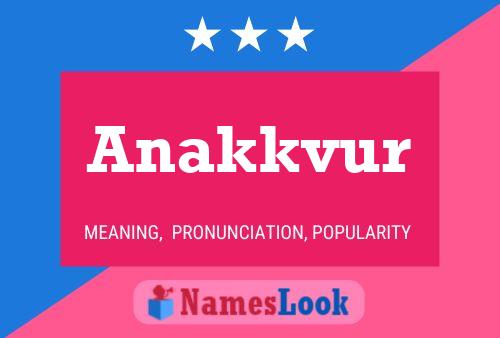 Anakkvur Name Poster