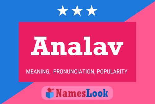 Analav Name Poster