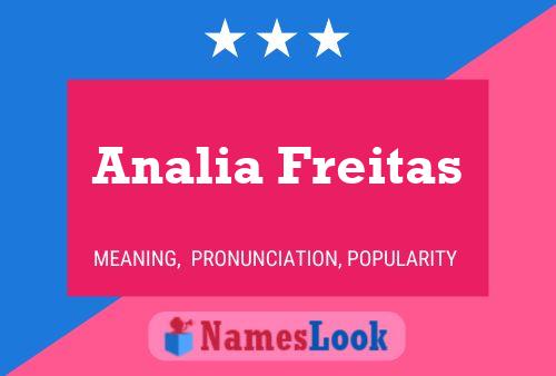 Analia Freitas Name Poster