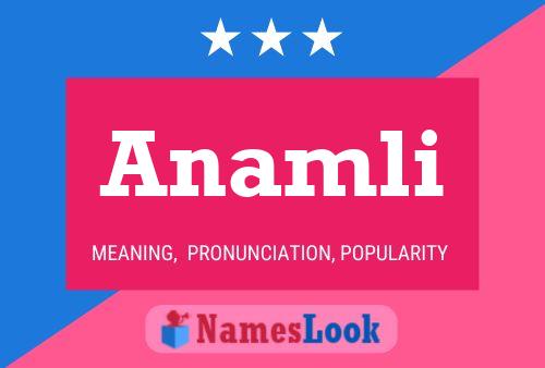 Anamli Name Poster