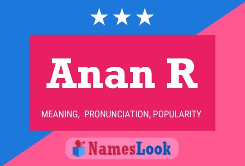 Anan R Name Poster