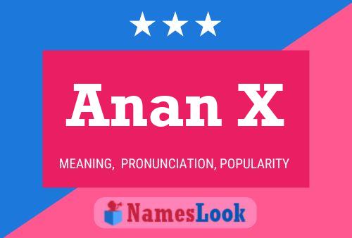 Anan X Name Poster