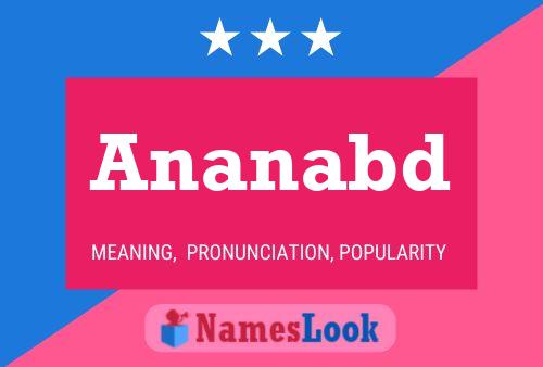 Ananabd Name Poster