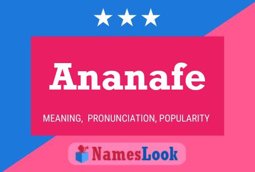 Ananafe Name Poster