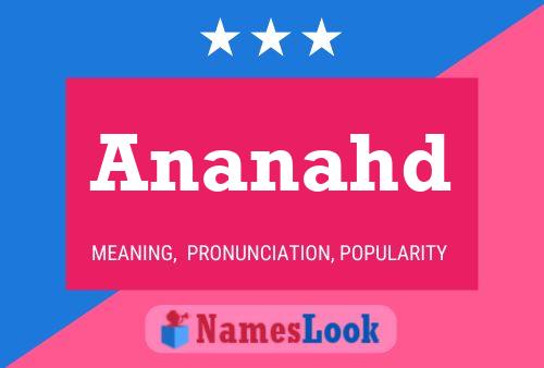 Ananahd Name Poster