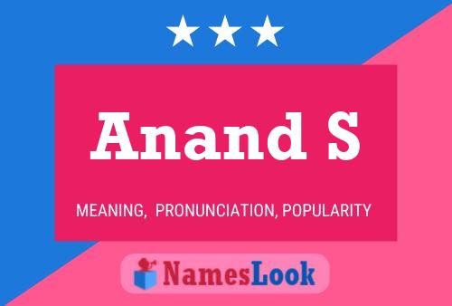 Anand S Name Poster