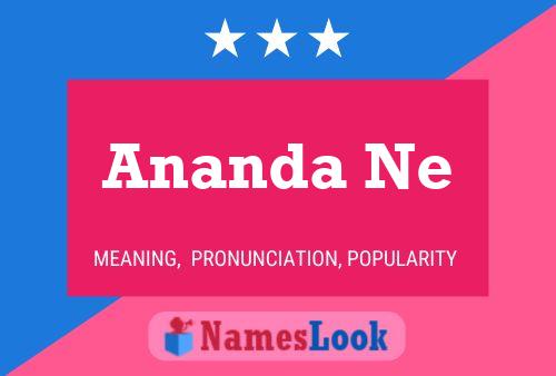 Ananda Ne Name Poster