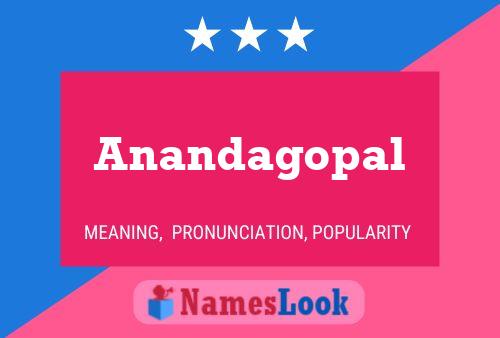 Anandagopal Name Poster