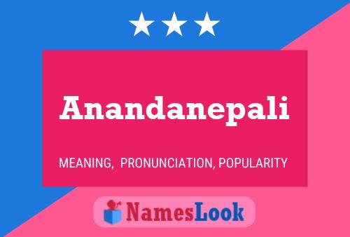 Anandanepali Name Poster