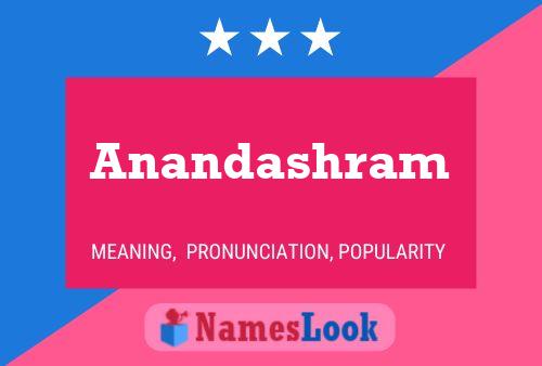 Anandashram Name Poster