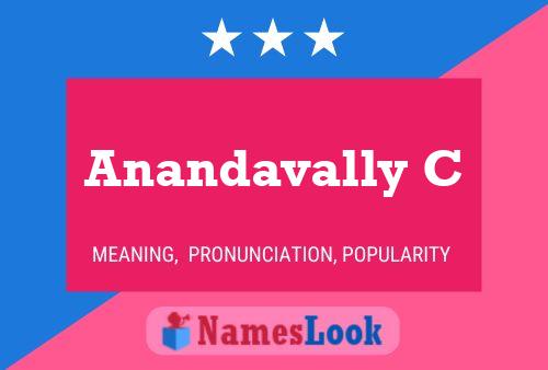 Anandavally C Name Poster