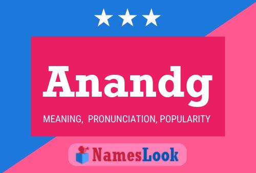 Anandg Name Poster