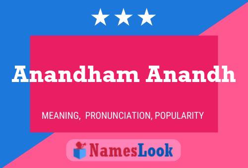 Anandham Anandh Name Poster