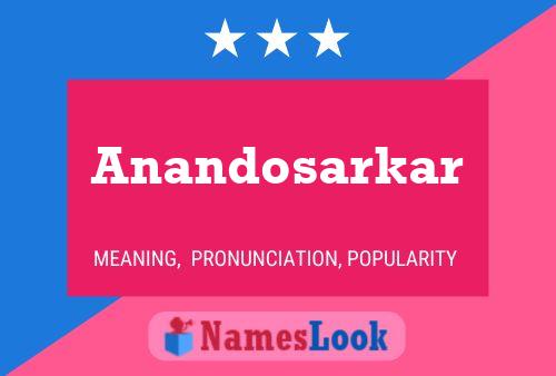 Anandosarkar Name Poster