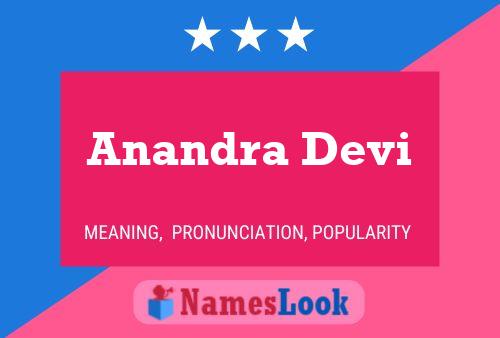 Anandra Devi Name Poster