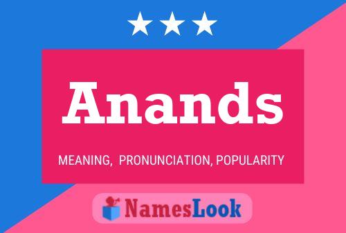 Anands Name Poster