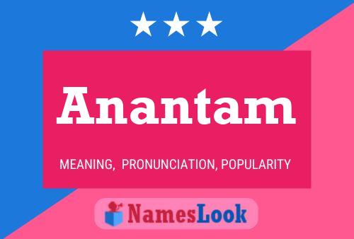 Anantam Name Poster