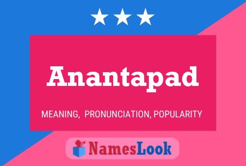 Anantapad Name Poster