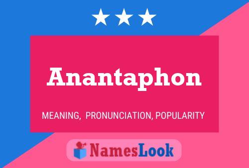 Anantaphon Name Poster