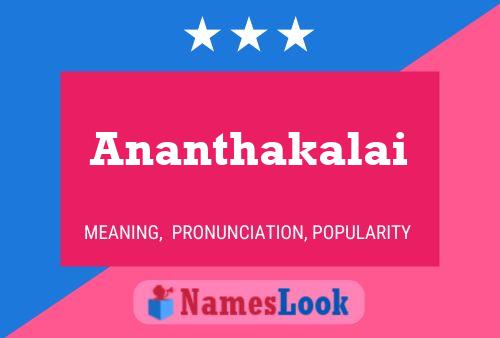 Ananthakalai Name Poster