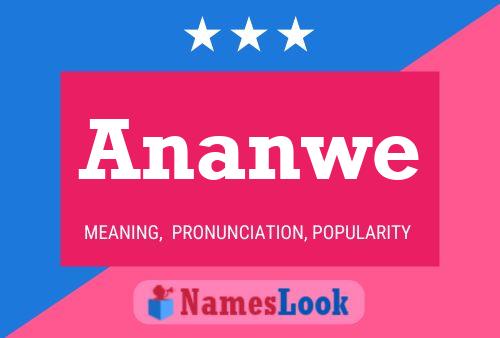 Ananwe Name Poster