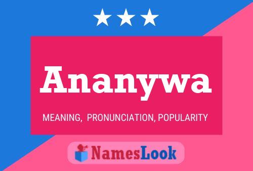 Ananywa Name Poster