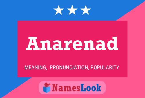 Anarenad Name Poster