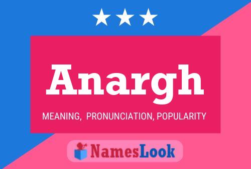 Anargh Name Poster