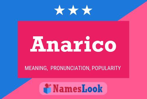 Anarico Name Poster