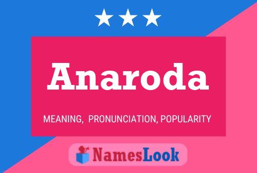 Anaroda Name Poster