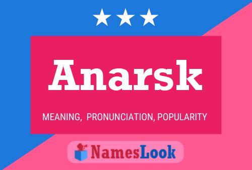 Anarsk Name Poster