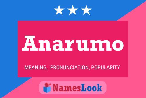 Anarumo Name Poster