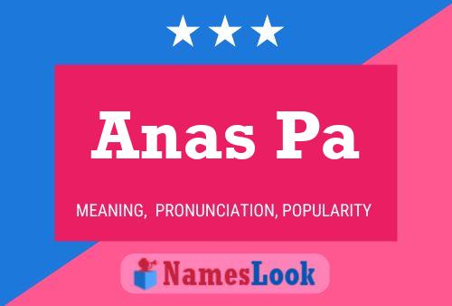 Anas Pa Name Poster