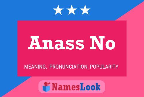 Anass No Name Poster