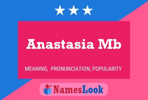 Anastasia Mb Name Poster