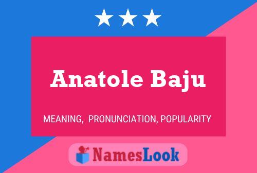 Anatole Baju Name Poster