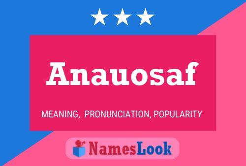 Anauosaf Name Poster