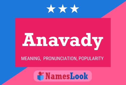 Anavady Name Poster